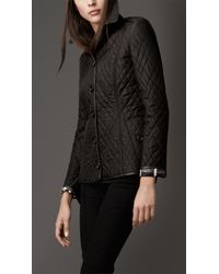burberry black jacket quilted