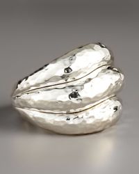 Ippolita | Metallic Sterling Silver Wave Ring | Lyst