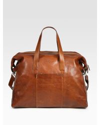 Cole Haan | Brown Small Calfskin Duffle for Men | Lyst