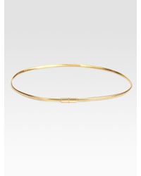 Stella McCartney | Metallic Stretch Metal Belt | Lyst