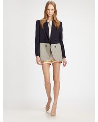 Stella McCartney - Gray Two Tone Jacket - Lyst