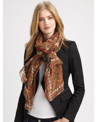Alexander McQueen | Multicolor Silk Patchwork Logo Scarf | Lyst