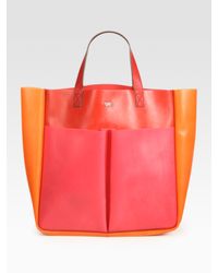 Anya Hindmarch | Pink Raw Nevis Rubber & Leather Tote Bag | Lyst