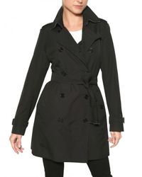 Burberry | Black Buckingham Cotton Gabardine Trench Coat | Lyst