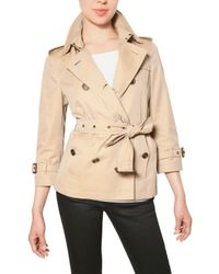 Burberry Brit | Natural Bromshire Hm Cotton Gabardine Jacket | Lyst