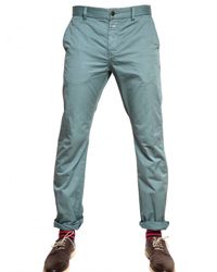 Closed | Blue 18cm Light Cotton Twill Chino Trousers for Men | Lyst