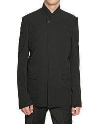 Dior Homme | Black Serge Crepe Wool Buckle Jacket for Men | Lyst