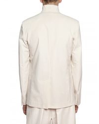 Dior Homme | Natural Cotton Viscose Toile Buckle Jacket for Men | Lyst
