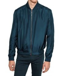 Dior Homme | Blue Waterproof Silk Taffeta Sport Jacket for Men | Lyst