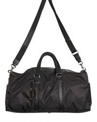 Dolce & Gabbana | Black Leather Profile Nylon Bag for Men | Lyst