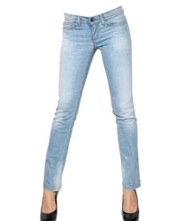 Dolce & Gabbana | Blue Girly Washed Denim Jeans | Lyst