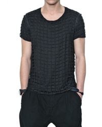 Dolce & Gabbana | Black Double Net T-shirt for Men | Lyst