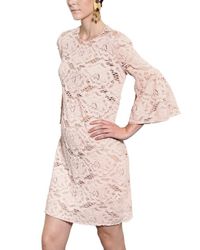 Dolce & Gabbana | Natural Cotton Lace Dress | Lyst