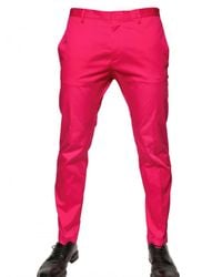 DSquared² | Purple 17cm Cotton Cool Guy Fit Trousers for Men | Lyst