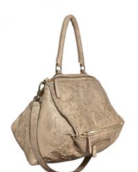 Givenchy | Natural Pandora Large Matt Washed Leather Should | Lyst