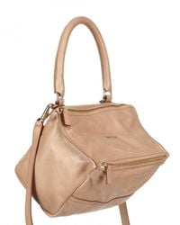 Givenchy | Natural Shiny Softy Small Pandora Shoulder Bag | Lyst