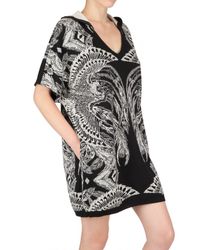 Horiyoshi III | Black Hooded Wool Cashmere Knit Dress | Lyst