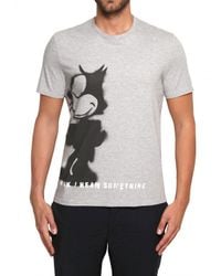 Iceberg | Gray Felix Printed Jersey T-shirt for Men | Lyst