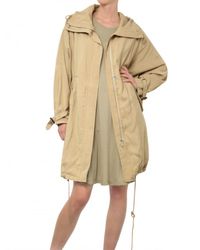 Kai-aakmann | Natural Flowy Techno Parka Coat | Lyst