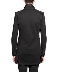 Kiryuyrik | Black Heavy Jersey Long Jacket for Men | Lyst