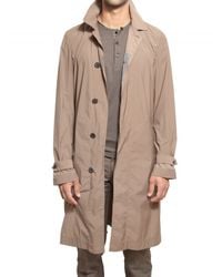 Lanvin | Natural Stretch Light Nylon Taffeta Trench Coat for Men | Lyst