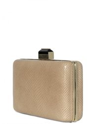Lanvin | Natural Watersnake Evening Clutch | Lyst