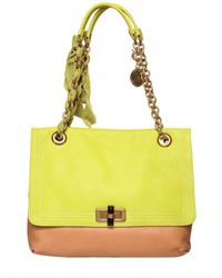 Lanvin | Green Happy Medium Leather Shoulder Bag | Lyst