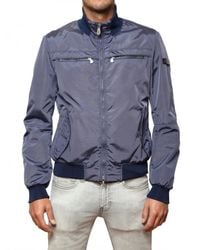 Peuterey | Blue Fraud Nylon Bomber Sport Jacket for Men | Lyst
