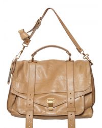 Proenza Schouler | Metallic Ps1 Large Lux Satchel | Lyst