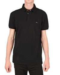 Ralph Lauren | Black Piquet Metal Logo Polo for Men | Lyst