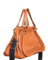 Chloé | Brown Paraty Military Strap Top Handle | Lyst