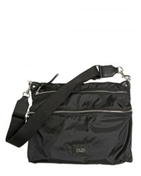 Dolce & Gabbana | Black Nylon Shoulder Bag for Men | Lyst