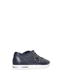 Dolce & Gabbana | Blue Uk Metal Logo Plaquet Sneakers for Men | Lyst