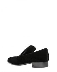 DSquared² | Black Grosgrain Bow Velvet Loafers for Men | Lyst