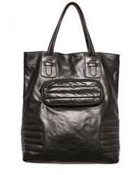 Neil Barrett | Black Leather Tote Bag for Men | Lyst
