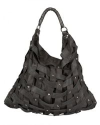 Salar | Black Juni Woven Shoulder Bag | Lyst