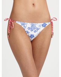 OndadeMar | Multicolor Regatta String Bikini Top | Lyst