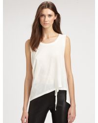 Ann Demeulemeester | White Cotton Top | Lyst