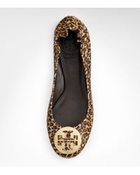 tory burch leopard flat