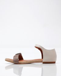 Jeffrey Campbell | Gray Azores Sandal in Grey and Ivory | Lyst