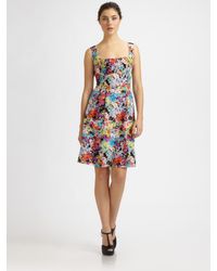 Nanette Lepore | Multicolor Firecracker Floral Dress | Lyst