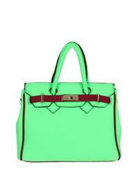 Leghilà | Green B-bag Small Neoprene Top Handle | Lyst