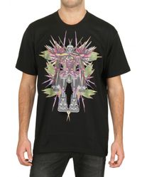 Givenchy | Black Birds Of Paradise Jersey Oversize T-shir for Men | Lyst