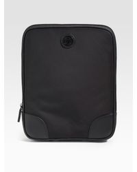 Tory Burch | Natural Robinson Nylon and Saffiano Leather Tablet Case | Lyst