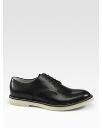 Gucci | Black Leather Lace-ups for Men | Lyst