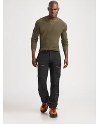 RLX Ralph Lauren | Black Space Poplin Cargo Pants for Men | Lyst