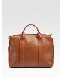Jack Spade | Brown Mill Leather David Brief for Men | Lyst