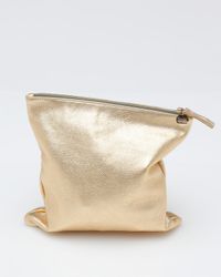 Clare V. | Metallic Foldover Clutch in Gold | Lyst