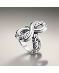 John Hardy | Metallic Infinity Ring | Lyst