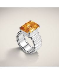John Hardy | Metallic Wide Band Ring | Lyst